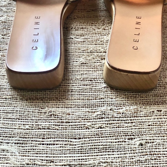 CELINE • Vintage Slides RARE Monogram Mules 37 - Picture 7 of 8